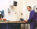 space heater in storeroom