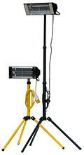 hq1500p portable infrared heater and tripod