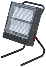 portable electrical radiant heater