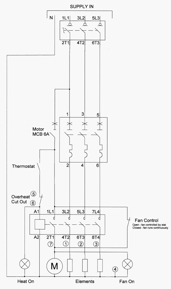 Activair Ace electrical circuit diagram