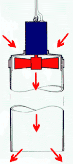 plastic ducting for destratification