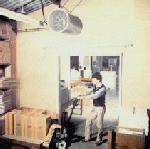 Industrial heating with an electric space heater